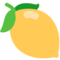 Lemon emoji on Mozilla